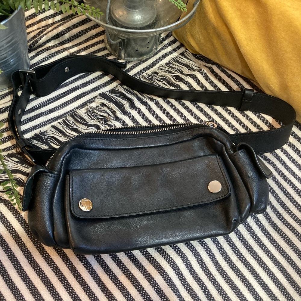 Furla Italian Leather Fanny Pack / Belt Bag